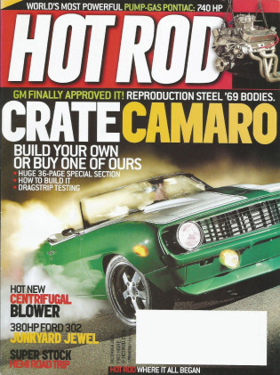 HOT ROD 2005 DEC - COBRA TEST, SS DODGE, NEW 69 CAMARO